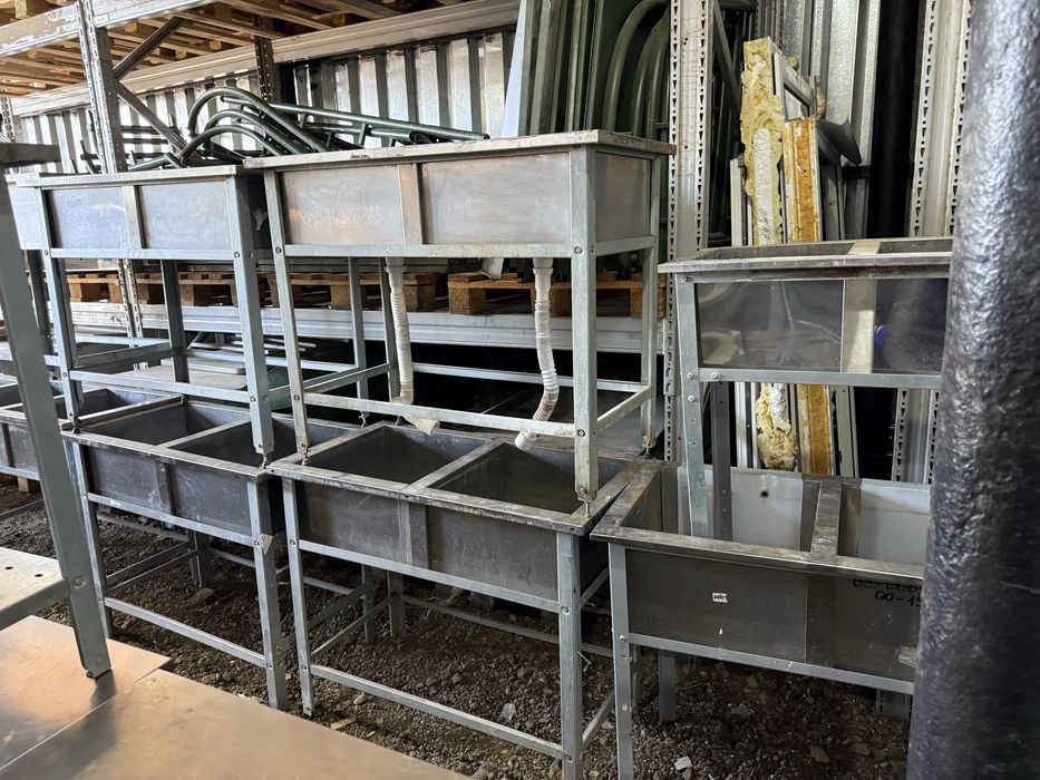 Мойки металлические б/у