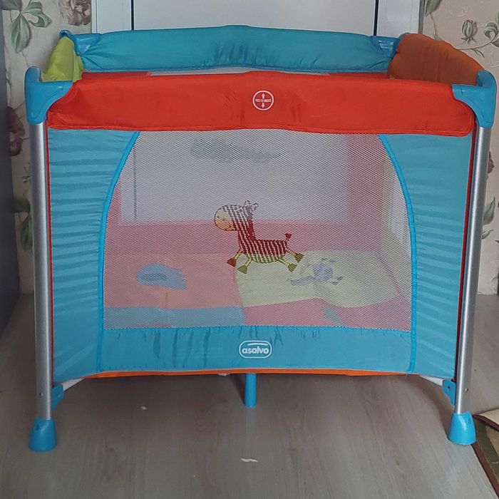 Кошара за игра Asalvo Aluminium Jungle Червен/Жълт