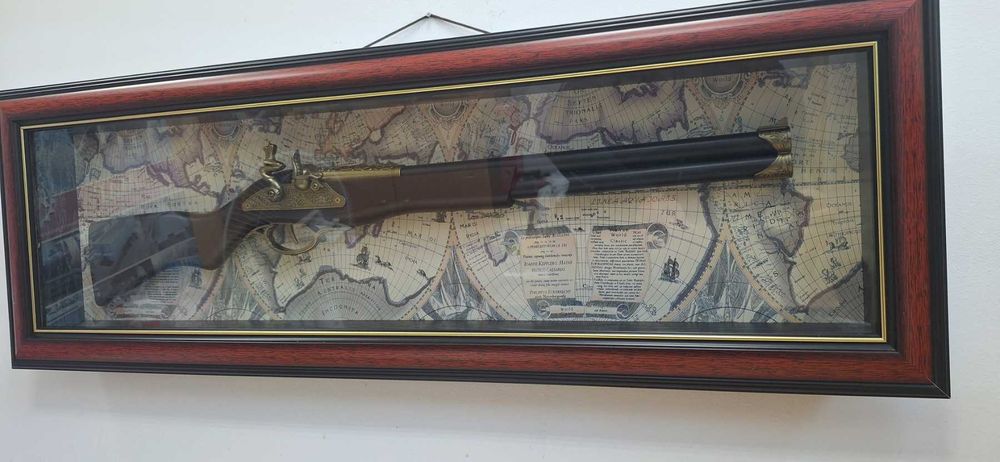 Нова Декорация Пушка/95х30/ -  Старинно Оръжие - Ретро Пистолет/72х48/