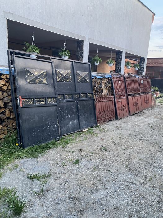 Poarta  cu portita din fier