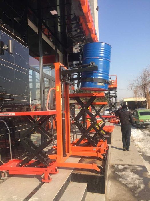 ручной гидравлический штабелер для бочки