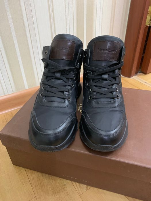 Кожаные  зимние кроссы