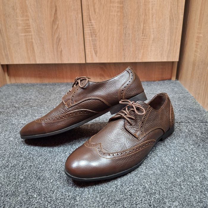 Натуральные кожаные туфли