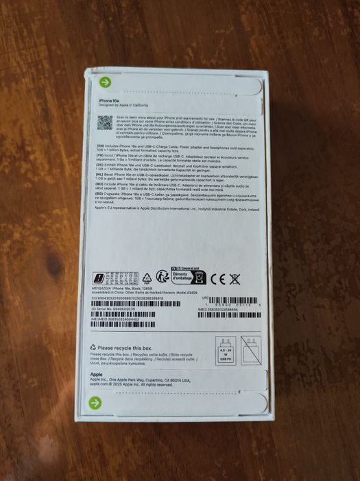 Iphone 16e 128GB Black