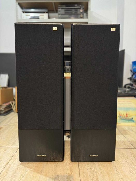 Boxe Technics SB-EX7 cap de serie, Bi-Wire, bass reflex, cu test video