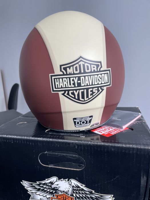 Vand casca moto Harley-Davidson 3/4 Retro mar  XL - noua