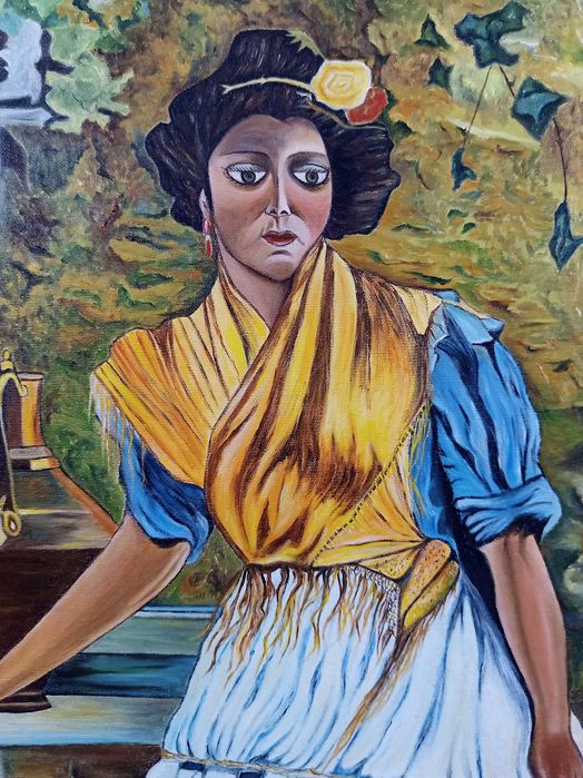 Картина маслени бои върху платно Ma Consepcion.