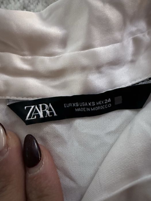 Дамска сатенирана риза Zara xs