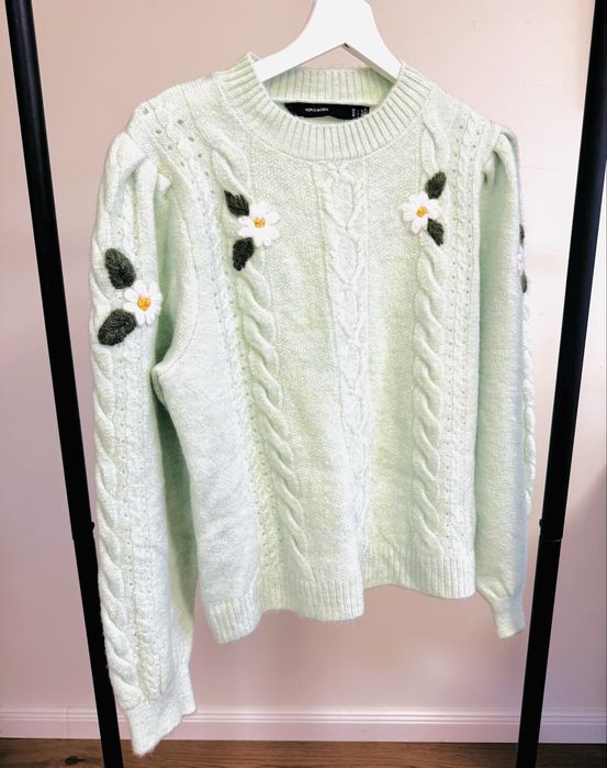 Vero Moda пуловер с бродерии
