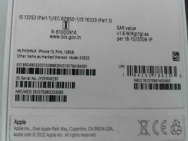 Apple iPhone 13 128гб