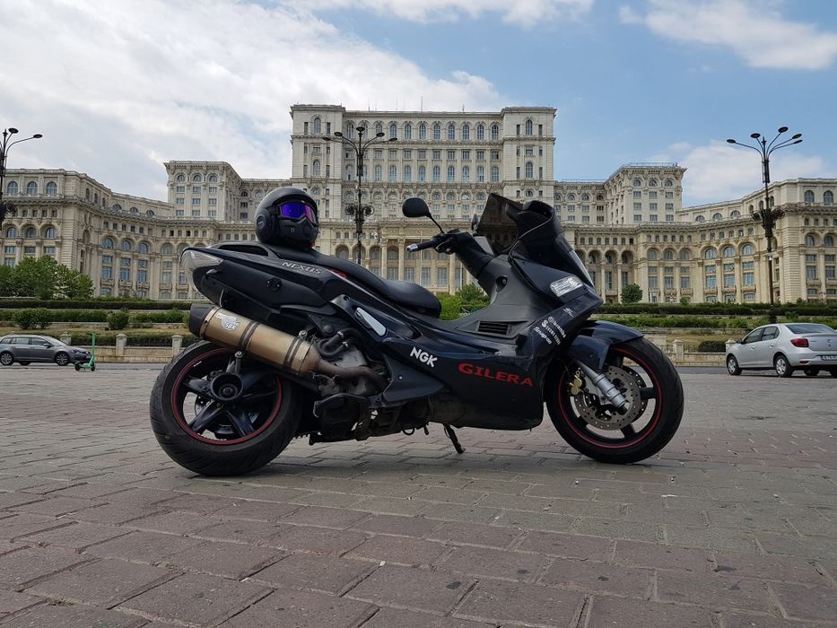 Gilera Nexus 500 cc sunet brutal