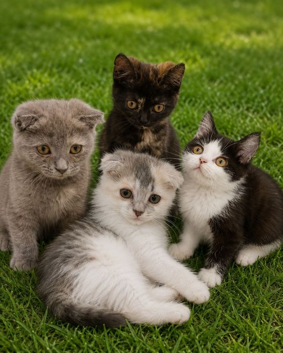 Скотиш Фолд & Скотиш Страйт болалари