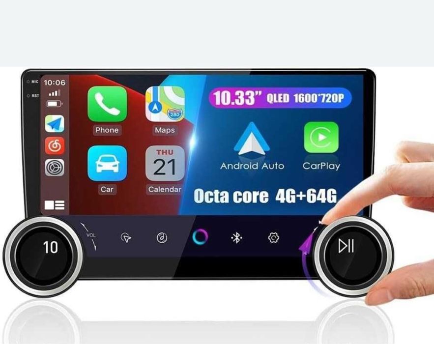 4-64 Мултимедия 10.1" 2GB/64GB с Wireless CarPlay & Android Auto