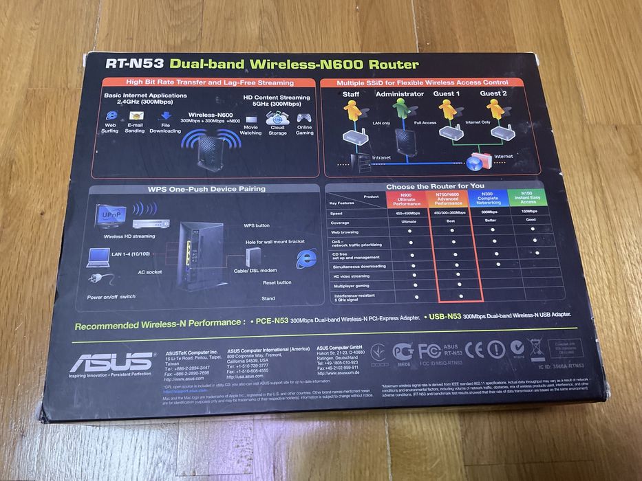 Router Asus RT-N53 Dual-band