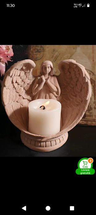 Candela ingeras suport lumanari