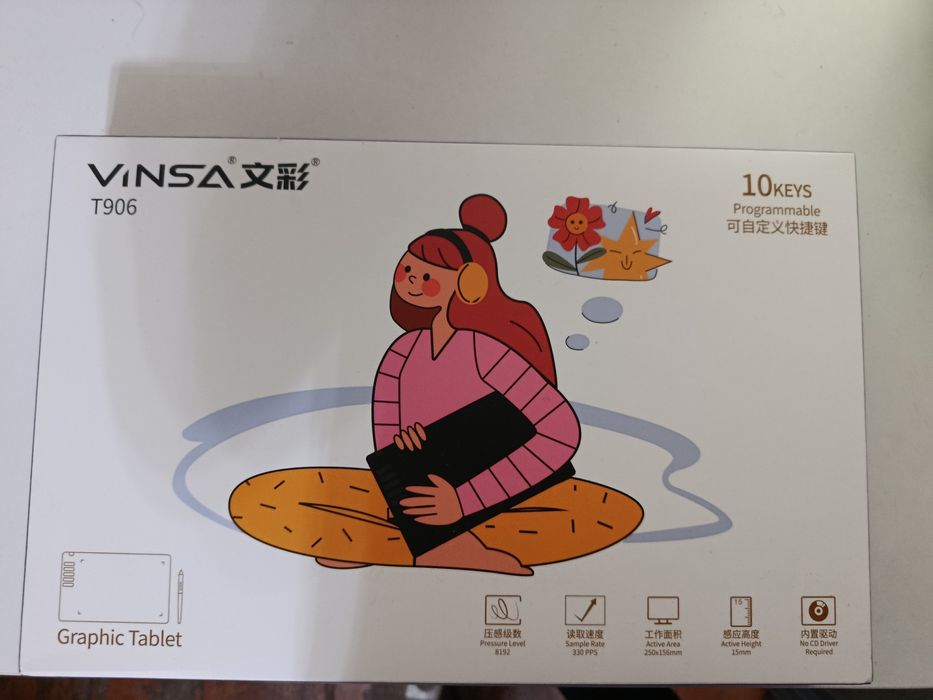 Графический планшет Vinsa T605