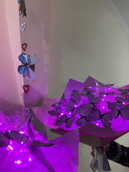 Sifatli kapalakli buketlar  Букет из бабочек.