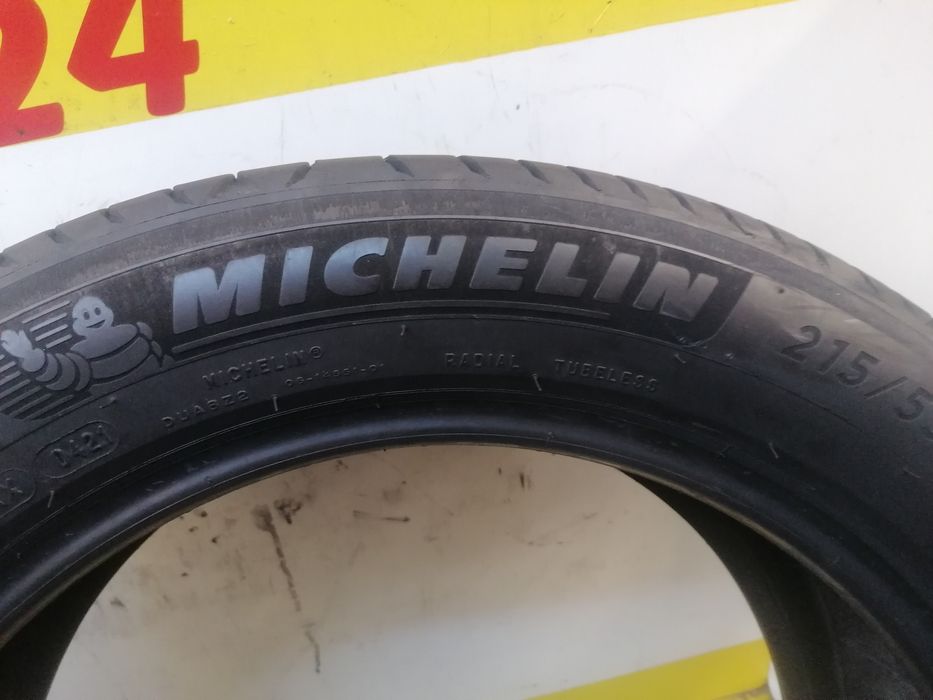 215/55/18 2 *Michelin vara 99v dot 0421.  4,,80mm