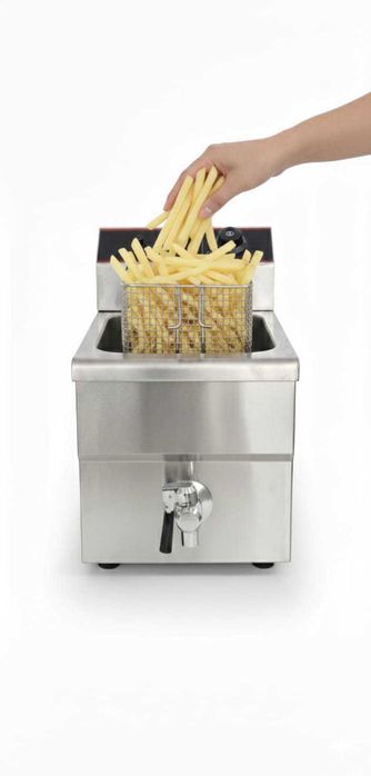 Reducere Friteuza electrica 12l cu robinet -TRANSPORT GRATUIT