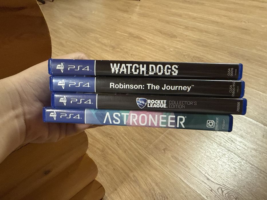 Игры на PS4, использованные