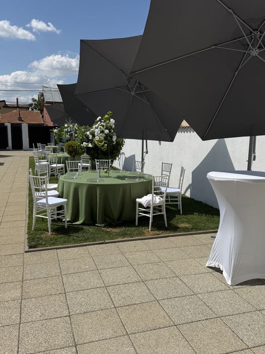 Corturi,umbrele,mese, scaune evenimente private