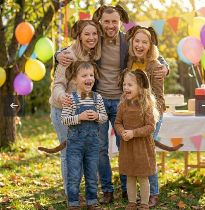 Carnaval Set costum Cățel cu urechi lungi