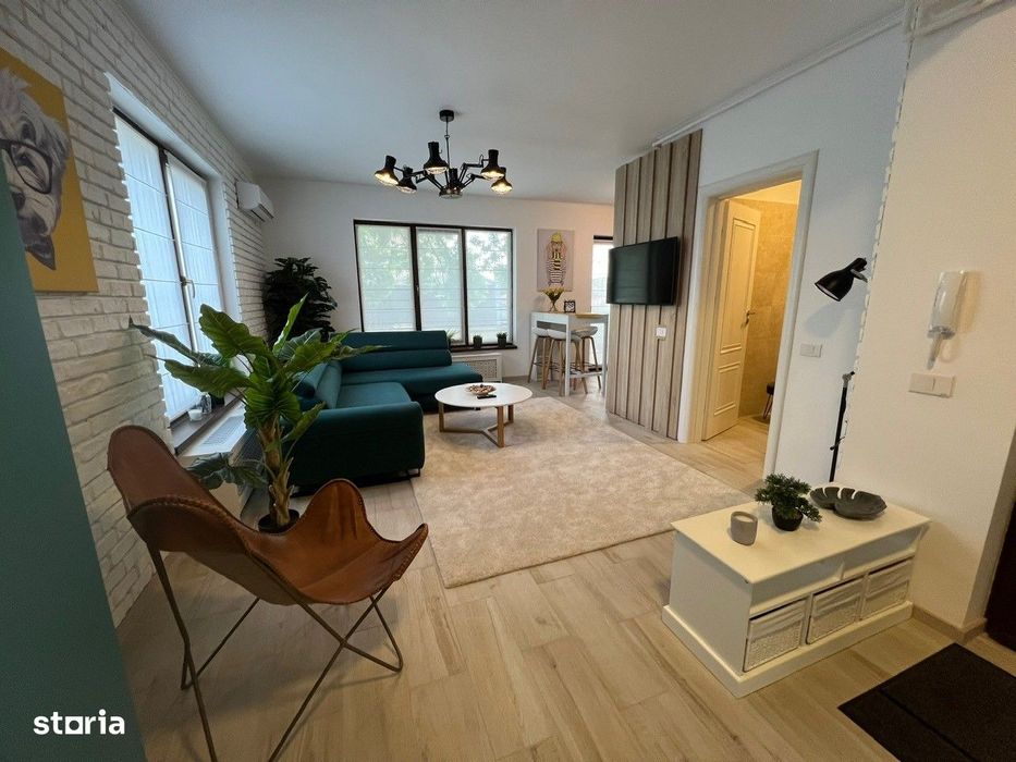 Bazilescu, apartament 2 camere, design arhitect, 2 minute de metrou.
