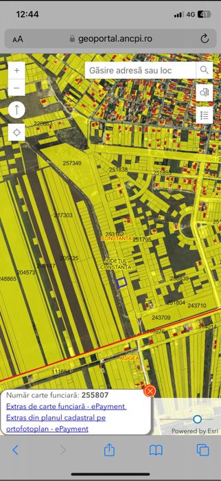 Teren intravilan 1069 mp – Zona Veterani, Constanța – POT 50%, P+2