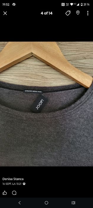 Pulover Joop, merino extrafin