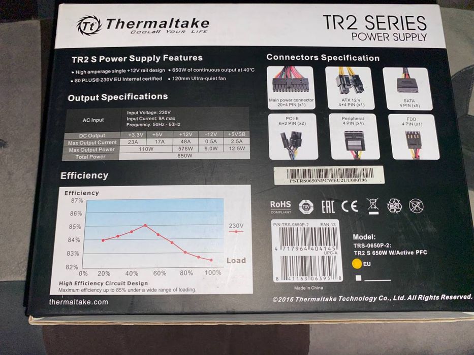Блок питания новый 650W