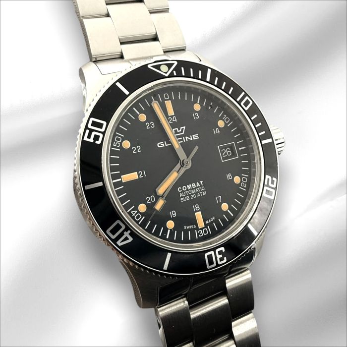 Glycine Combat Sub Automatic – Швейцарски дайвър часовник
