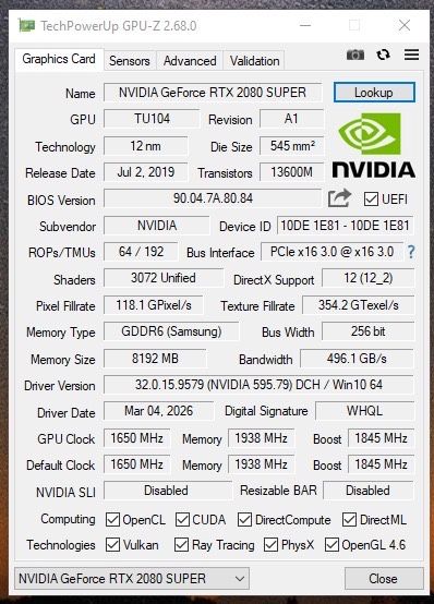 Продам видеокарту RTX 2080 SUPER Palit GP 8гб