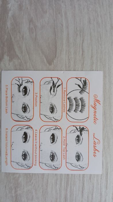 Магнитни мигли със щипка