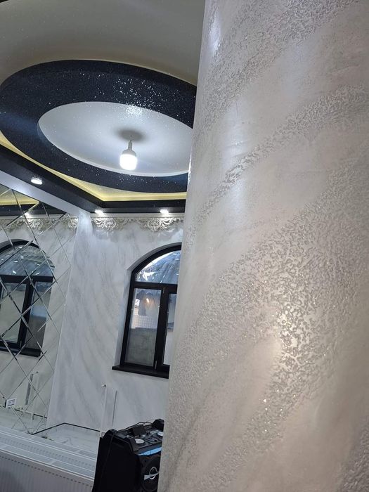 Vopsea decorativa, tapet, fototapet, profile decorative