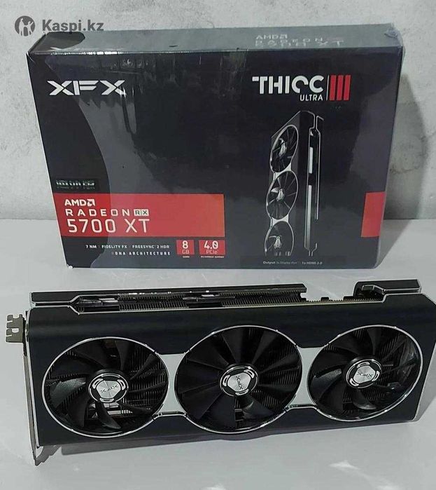Видеокарта RX 5700 XT XFX Radeon THICC III Ultra RX-57XT8TBD8