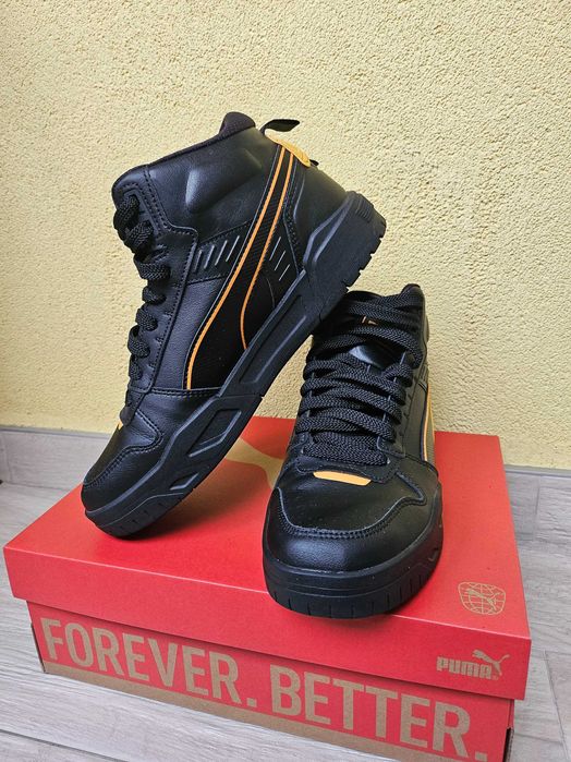 Чисто нови сникърси Puma RBD Tech Mid черни (обувани само веднъж!)