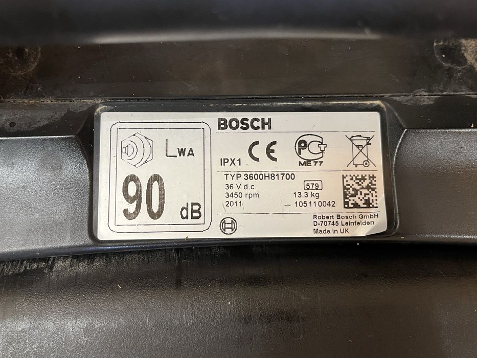 Акумулаторна косачка Bosch Rotak 37 Li 2 Батерии и Зарядно