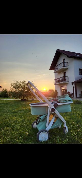 Carucior Greentom 3-1 Reversibil+Accesorii+scoica masina MaxiCosi