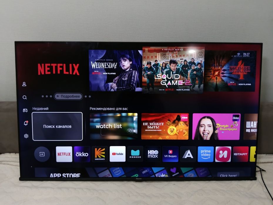Продам телевизор hisense 55 4k smart