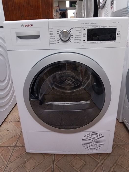 Сушилня с термопомпа Бош Bosch Serie 8 A+++ 8кг 2 години гаранция!