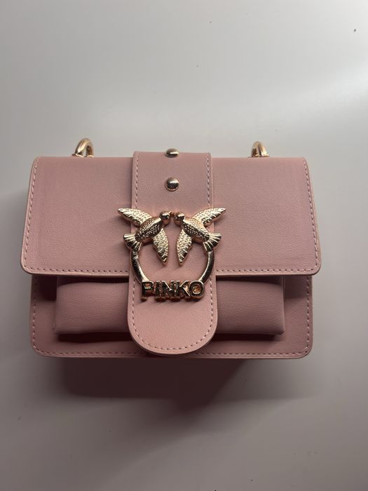 Pinko Love Bag – Розова чанта с верижка