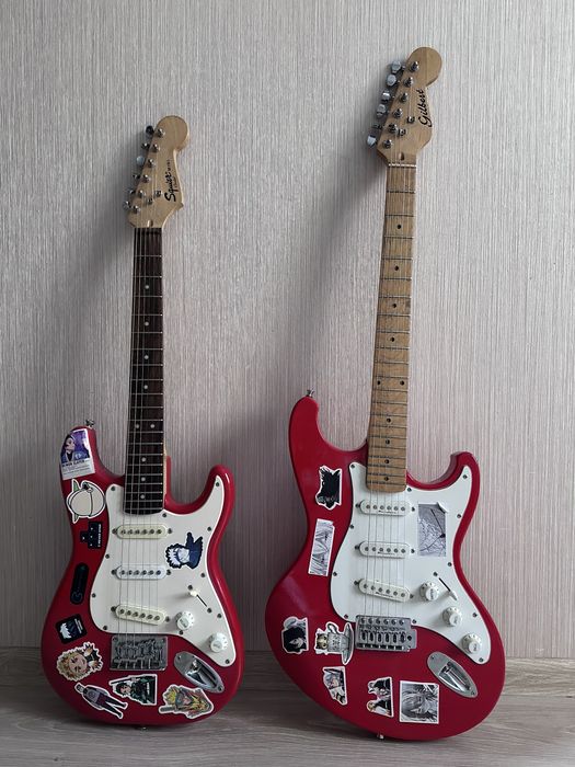 Продам гитару Squier mini