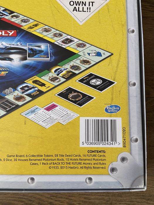 Monopoly Back to the Future 2015, NOU, ediție aniversară