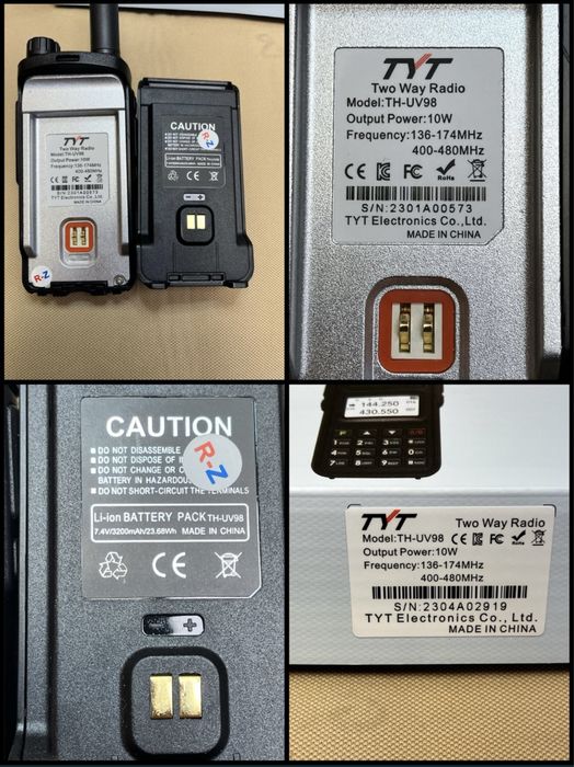 Радиостанция TYT TH-UV98 USB C walkie talkie  radiostation уоки токи