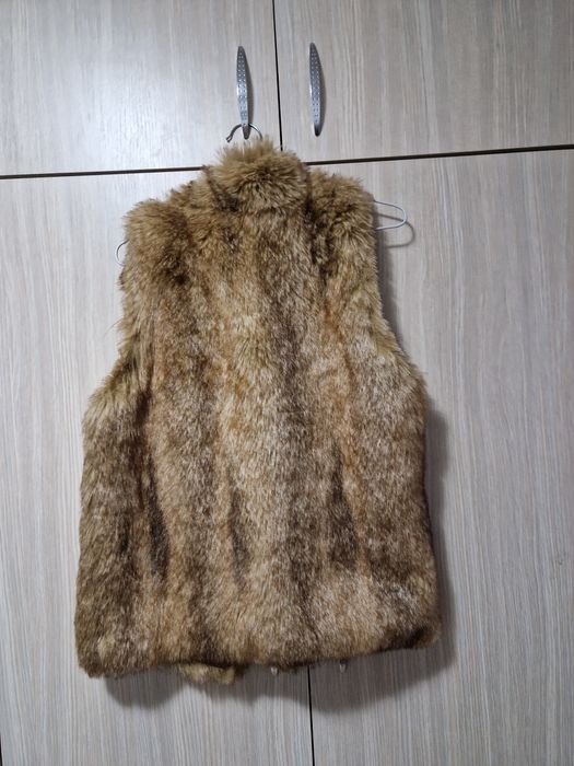 Vesta de blana maro (imitatie)