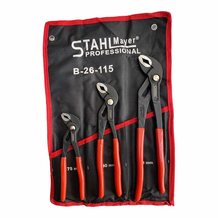 Комплект клещи гарги 3 броя 175/250/300 мм, STAHLMAYER