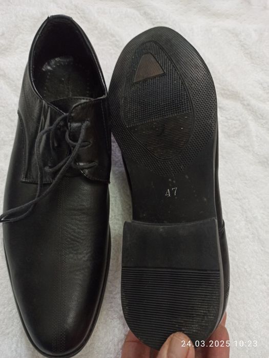 Мужские туфли размер 47 (больше мир)) кожаные