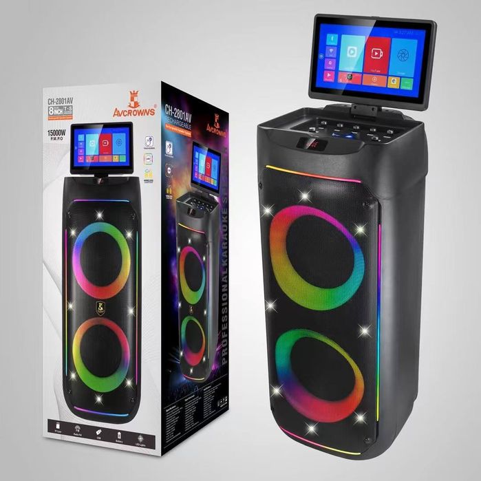 Avcrowns Ch  2122av Мониторли калонка 3 хил размер бор Портативни