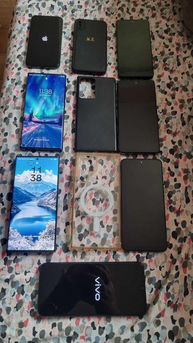 Samsung second hand-fara accesorii si alte citeva(iphone xs,Samsung A72,Vivo Y33 s moto G72,Redmi note 12 s)