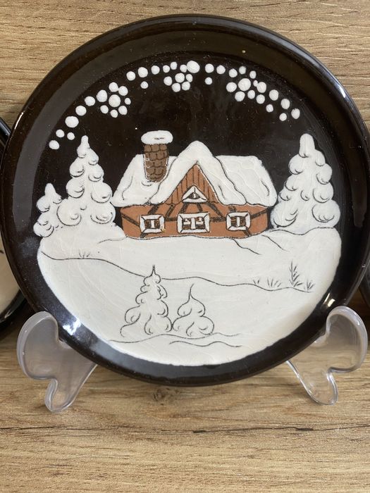 Коледни чинийки за декорация